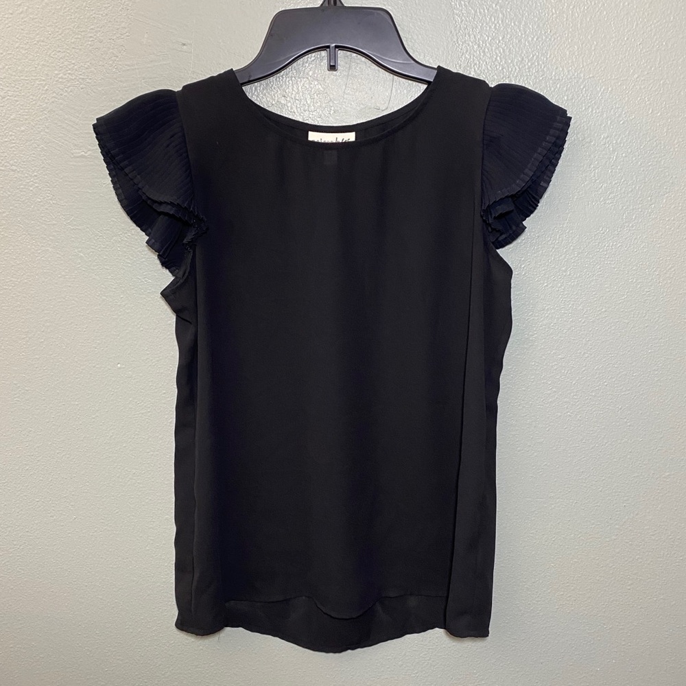 Mesh Flutter Blouse